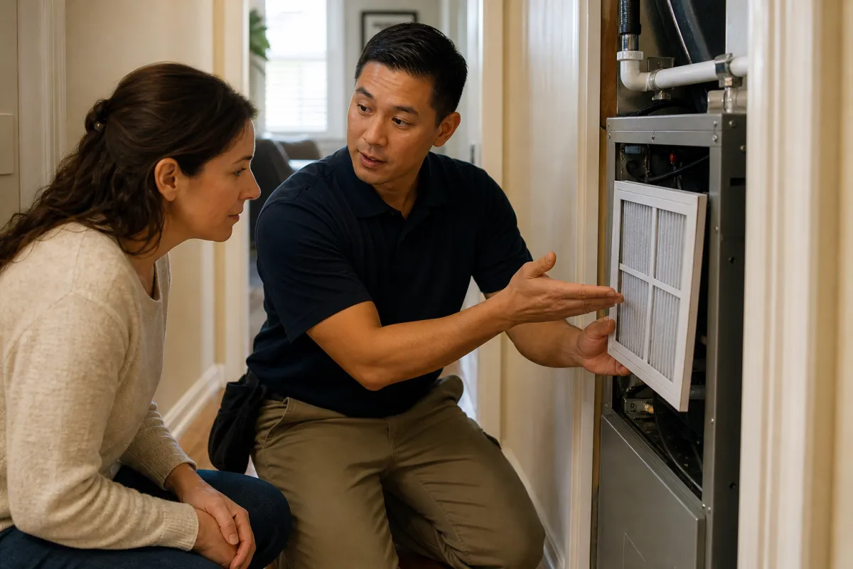 How indoor air service gets done