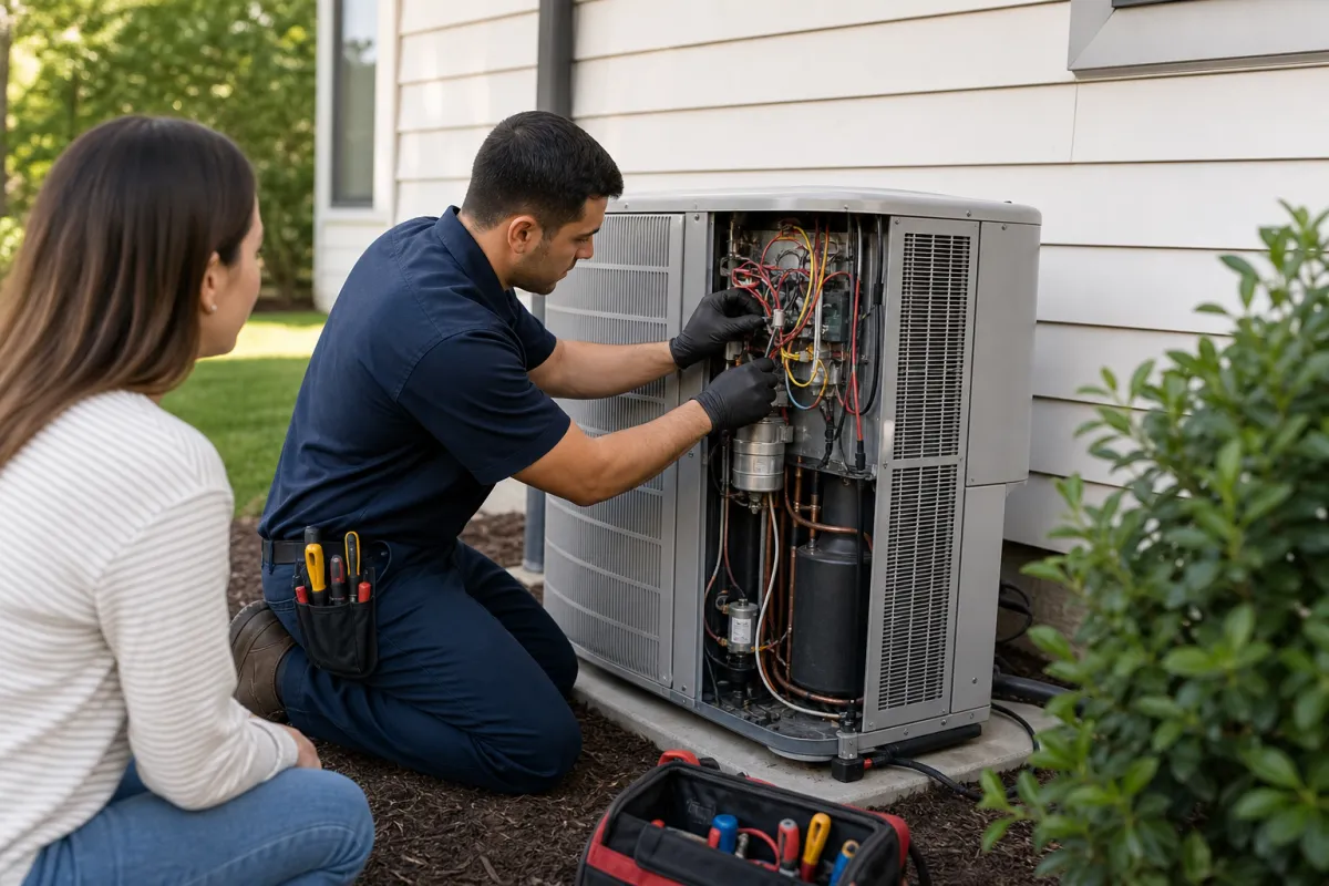 See how HVAC maintenance gets done
