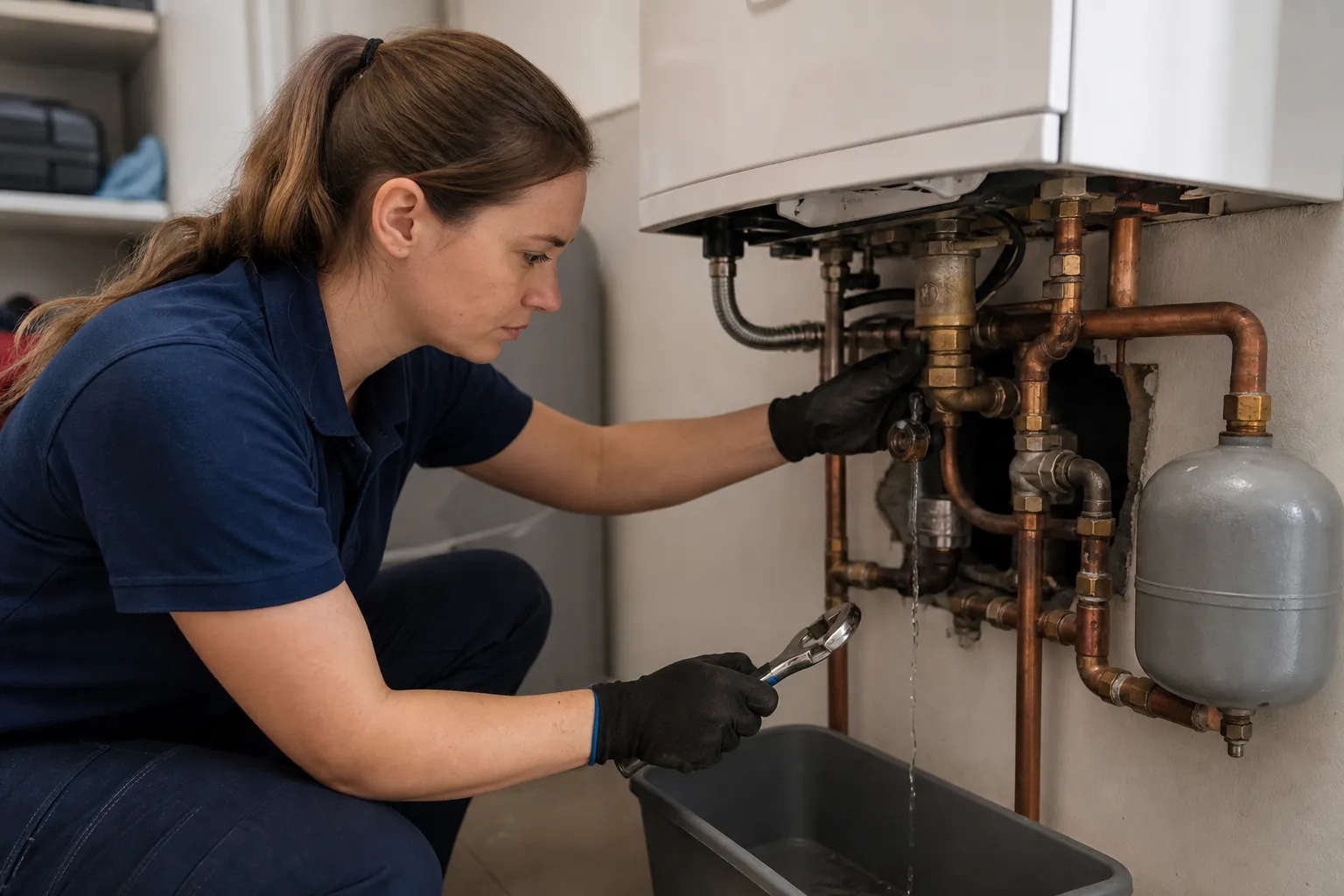 Boiler leaking