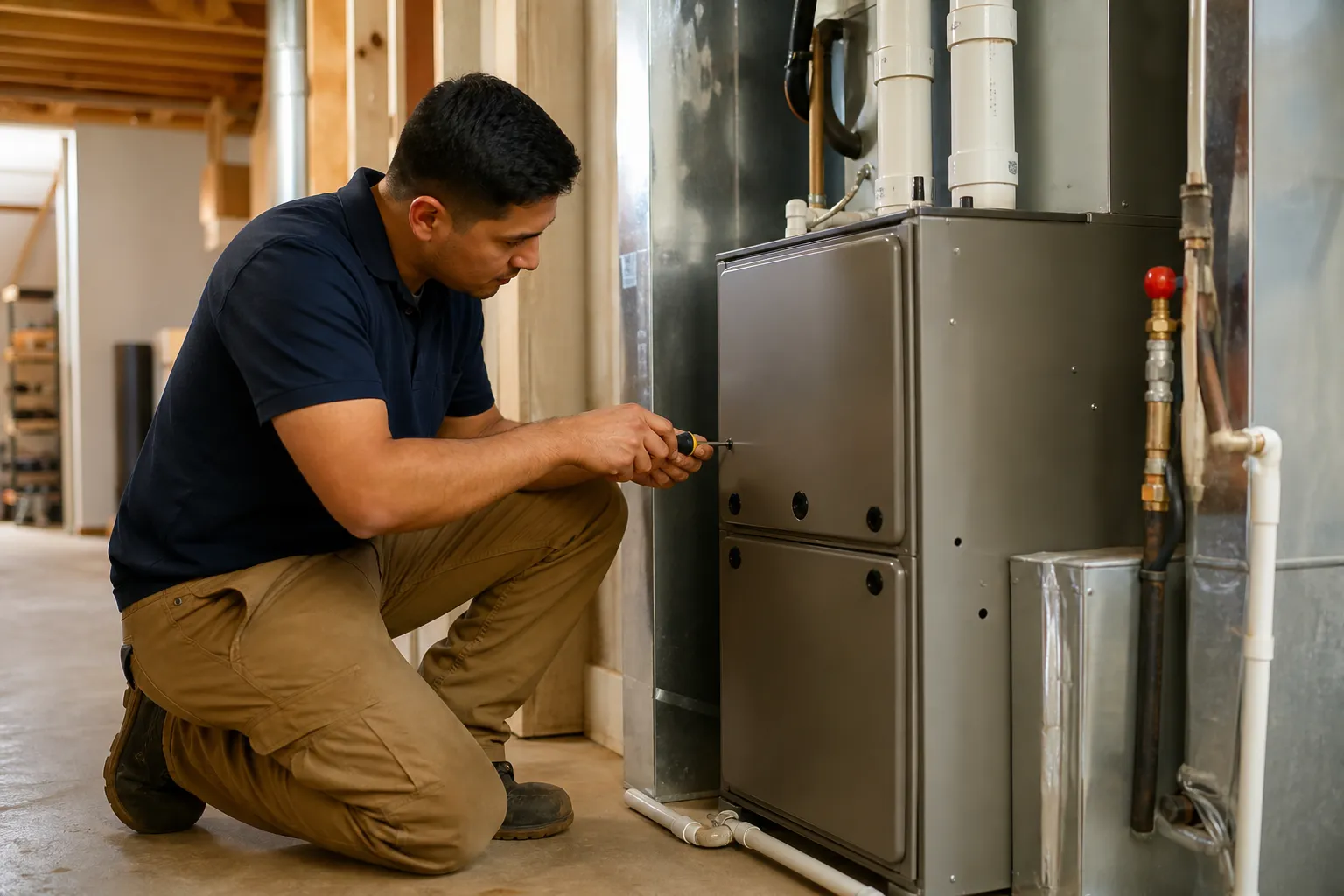 Install a gas furnace that fits your home