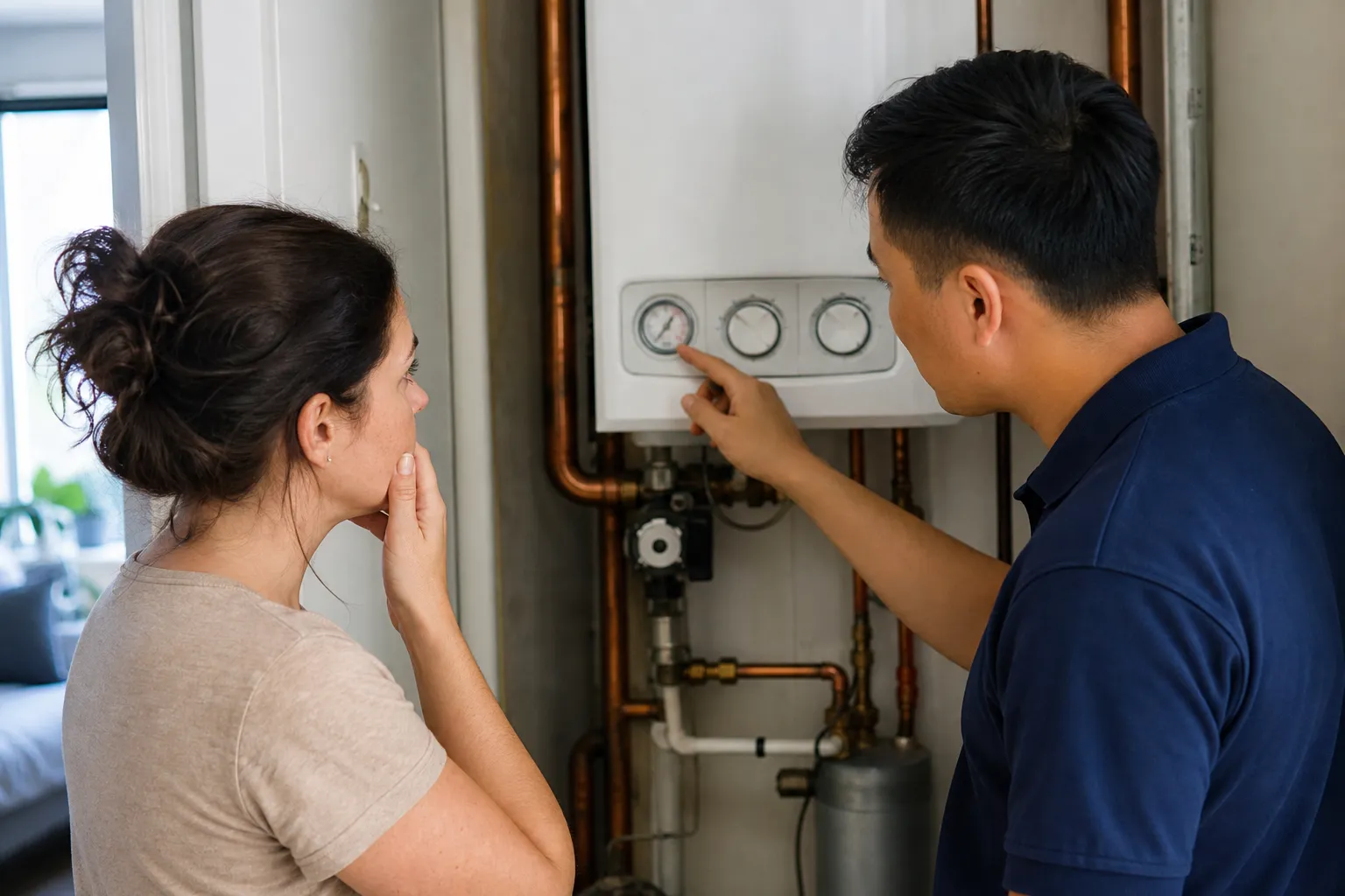 When boiler pressure keeps dropping