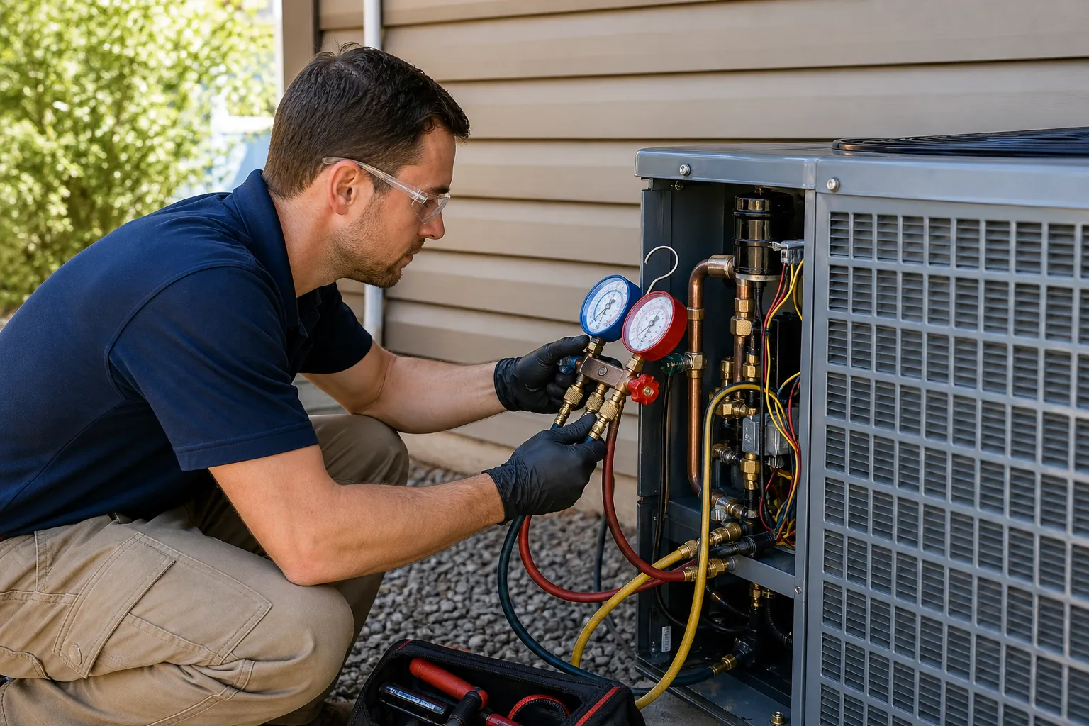 Refrigerant leak repair