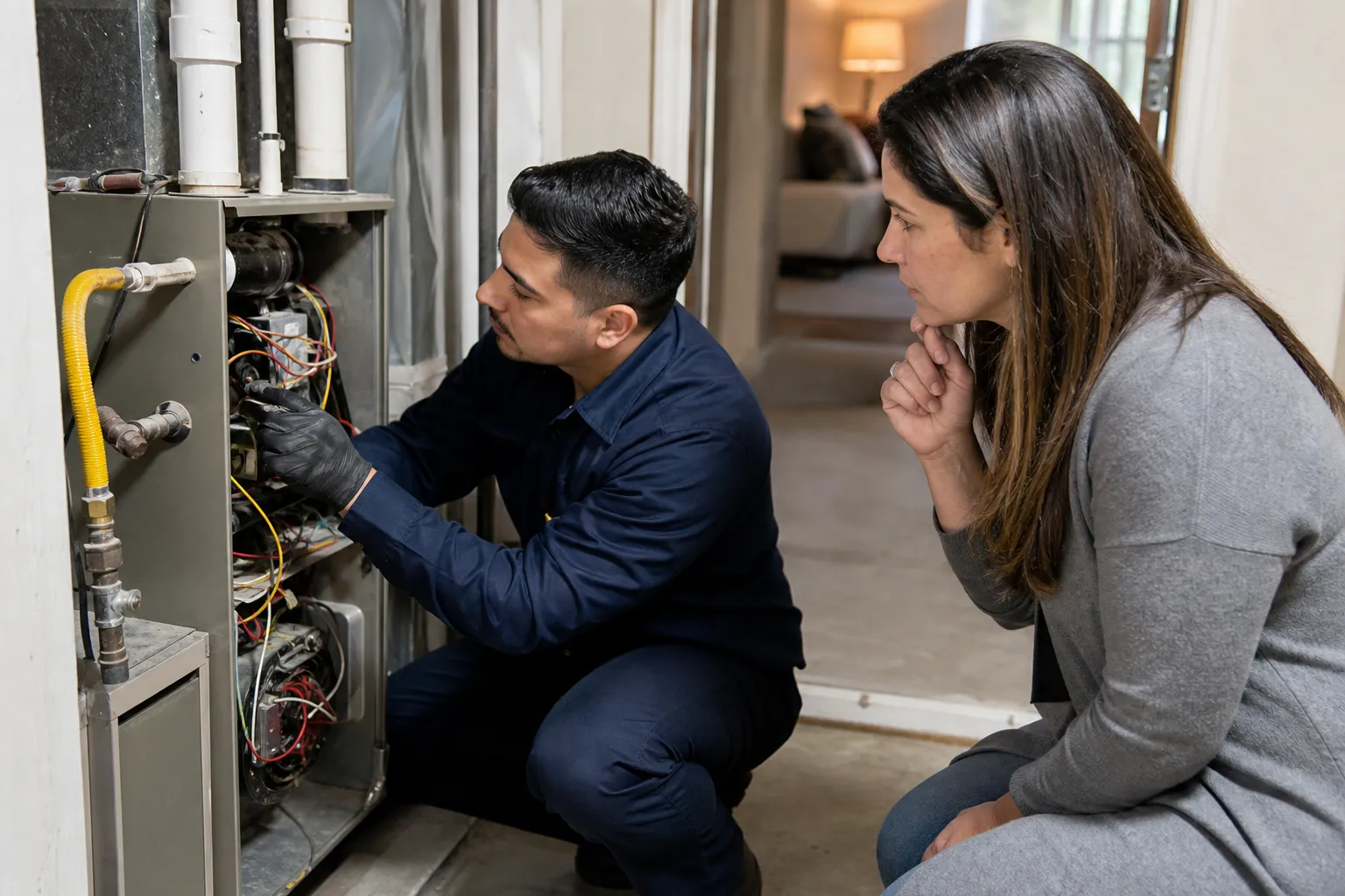 Rheem furnace help when heat cuts out