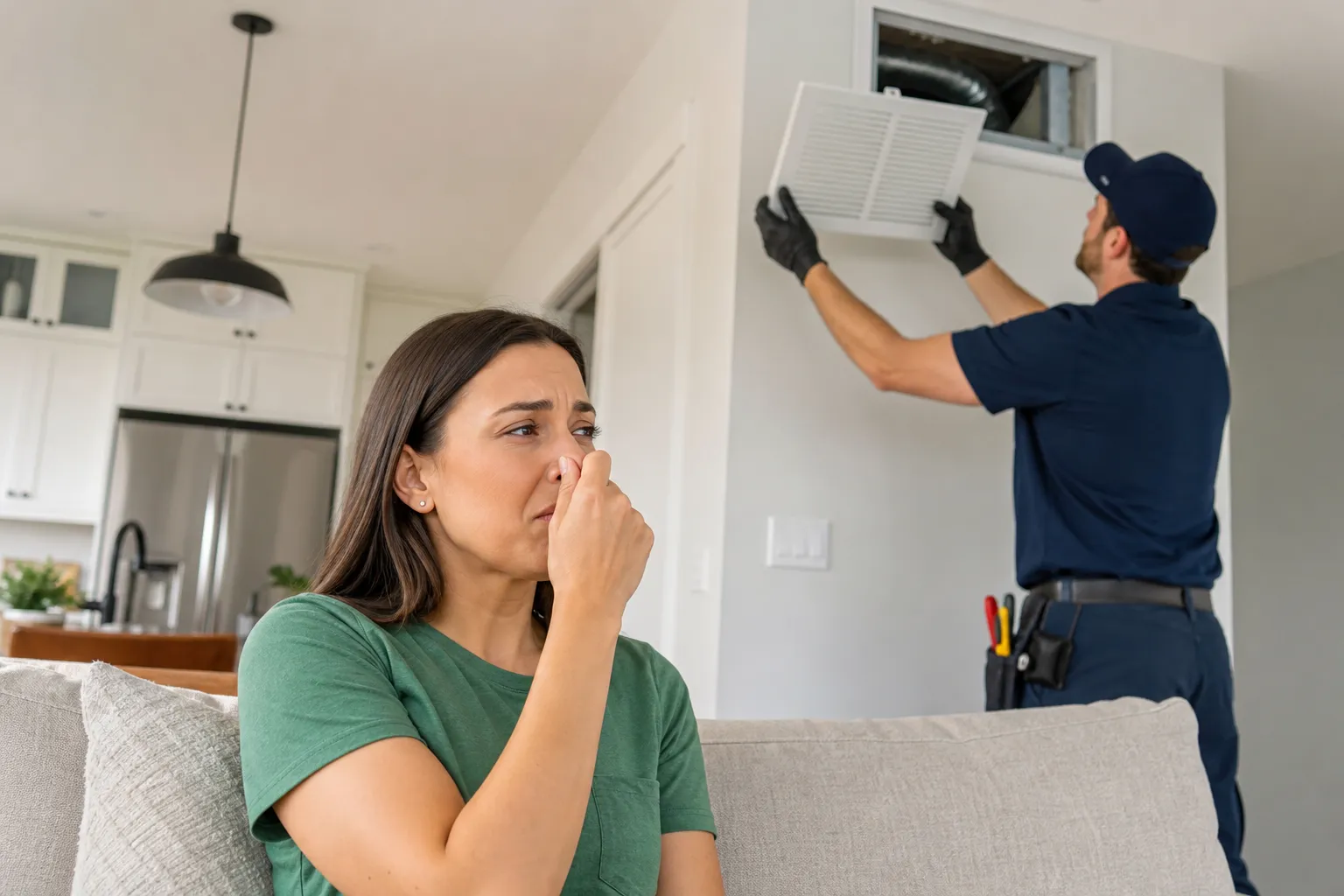 Unusual HVAC odors