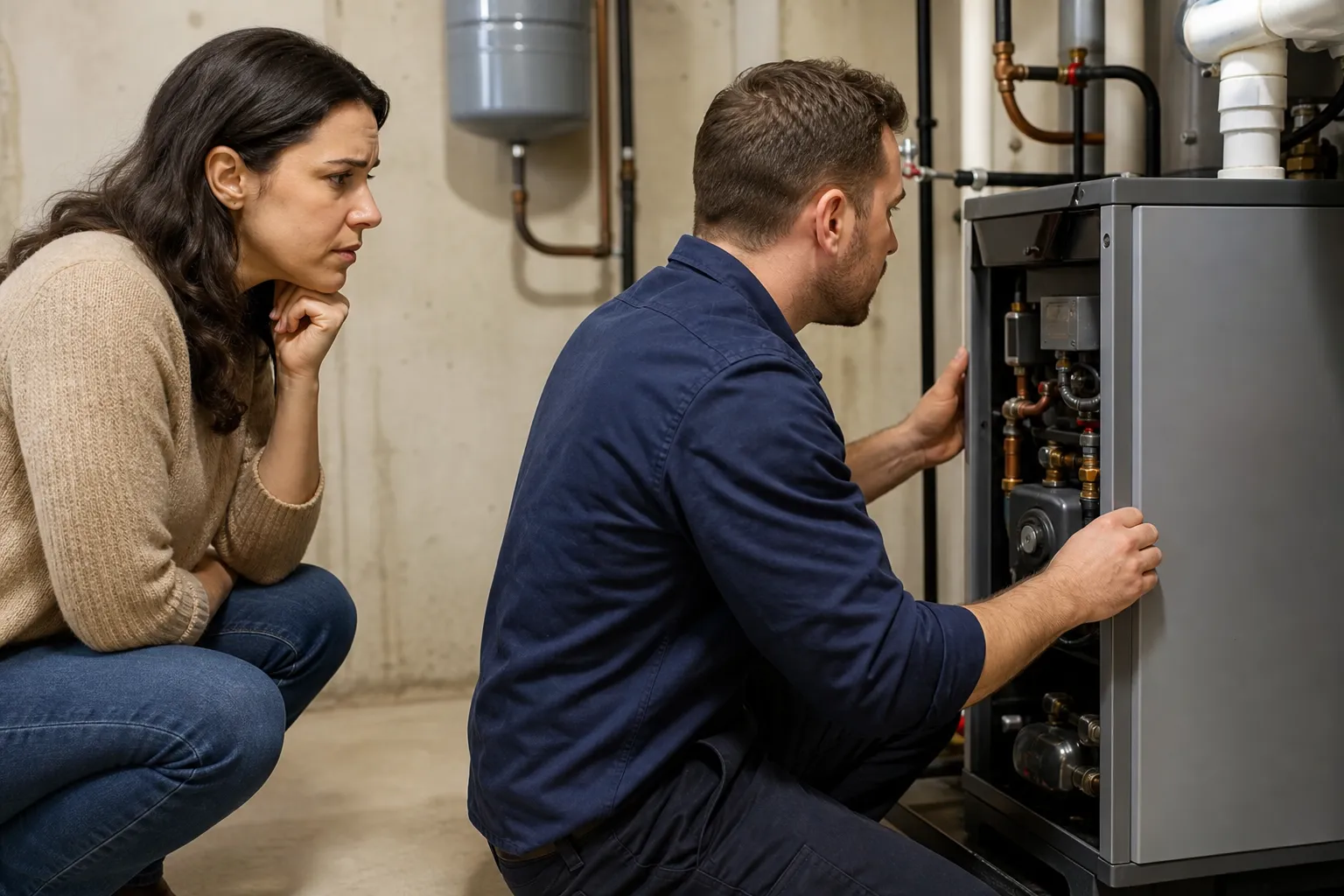 Noisy boiler
