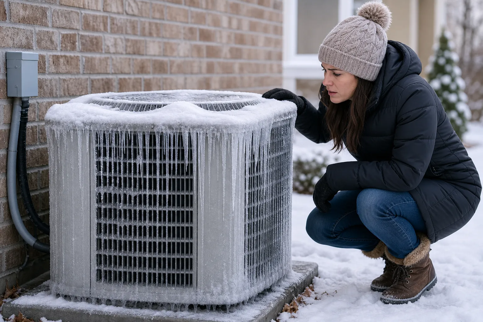 Outdoor unit icing