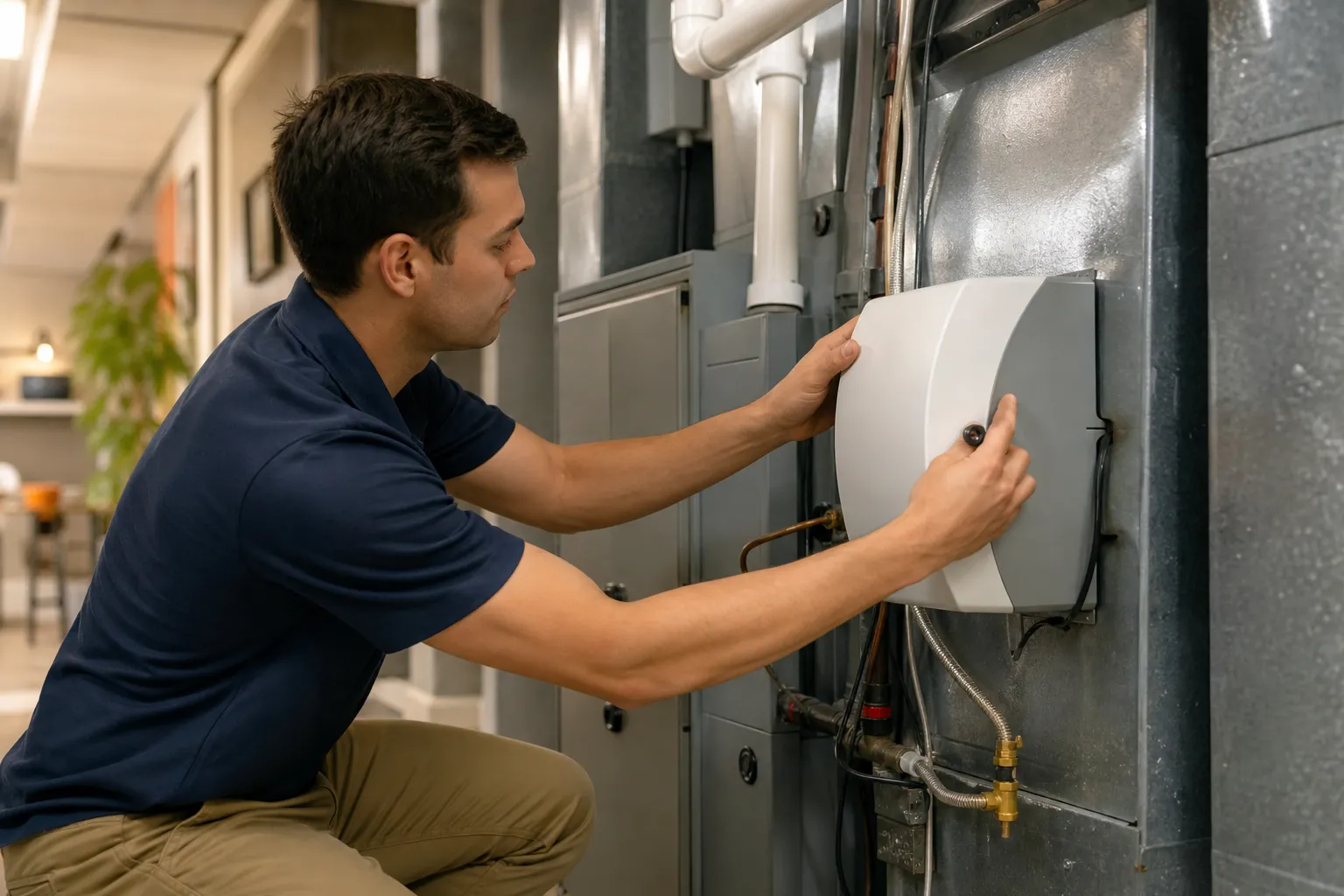 Humidifier installation