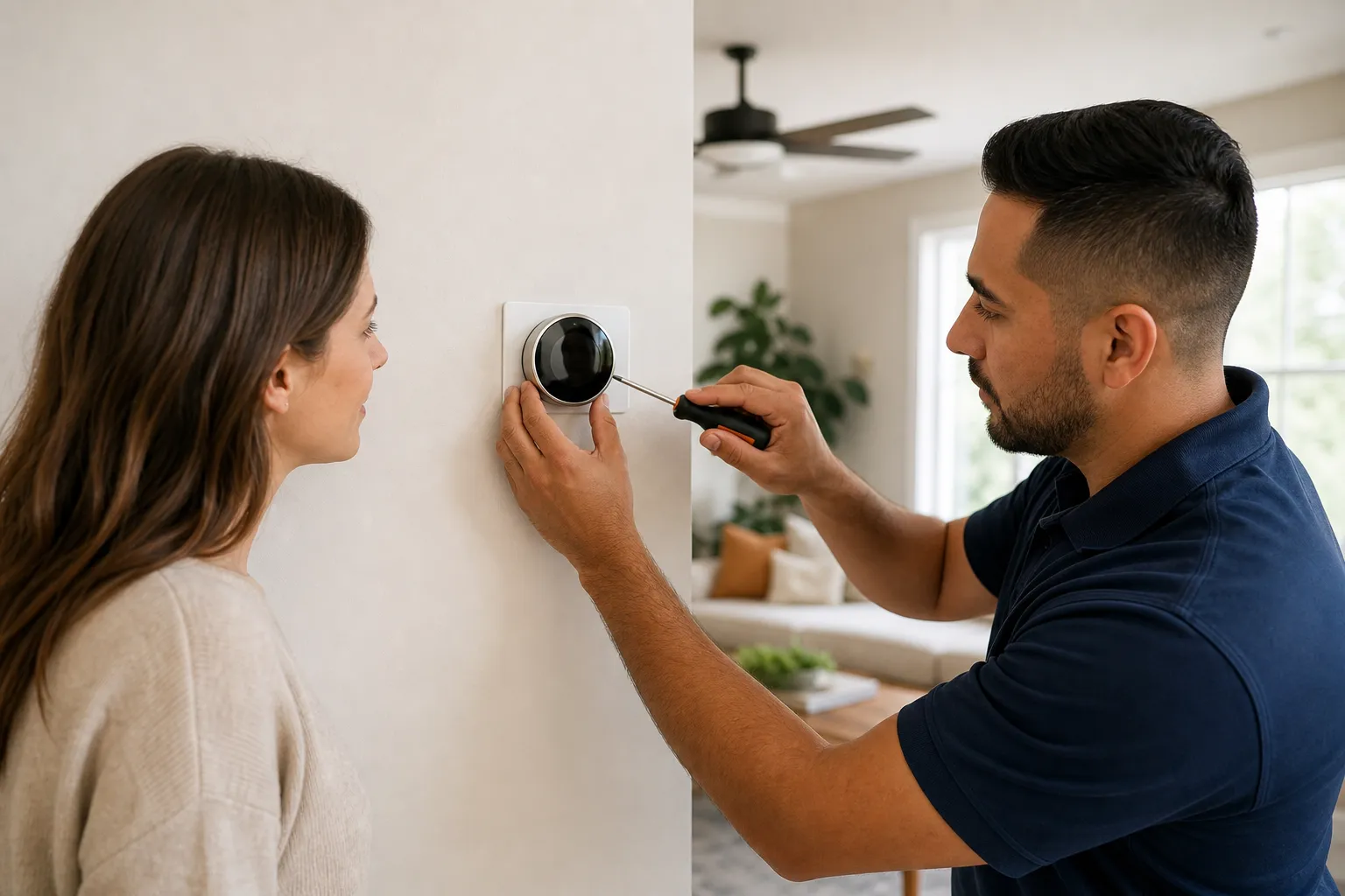 Thermostat installation