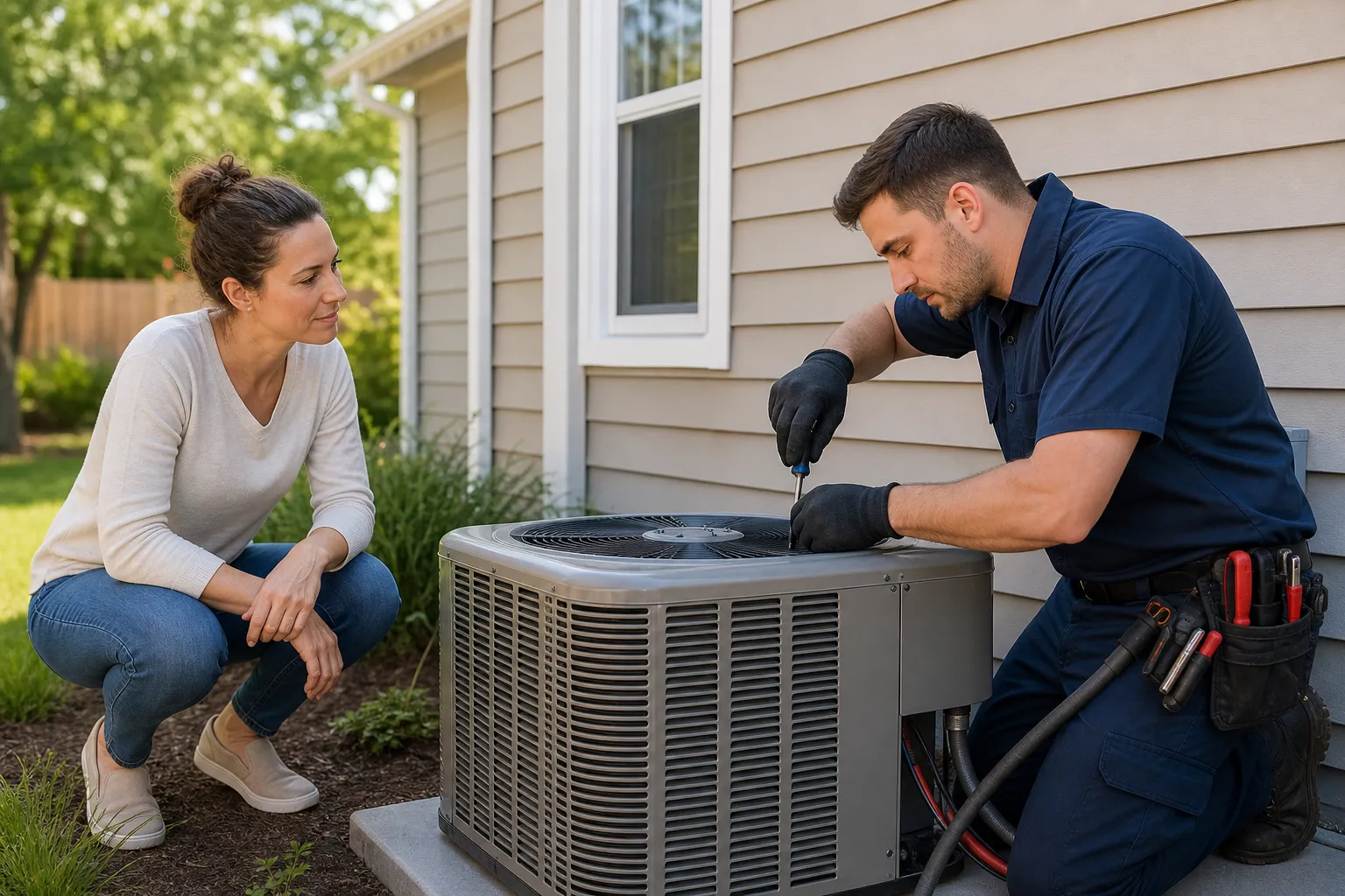 Heat pump installation